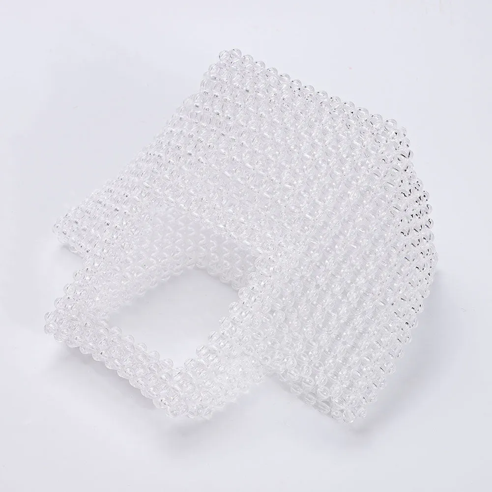 Transparent Beaded Tote