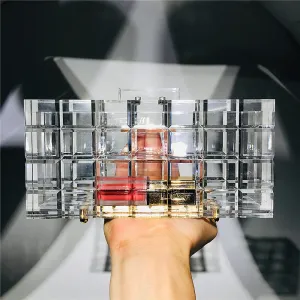 Transparent Clear Acrylic Box Handbag For Women Party Shoulder Bag