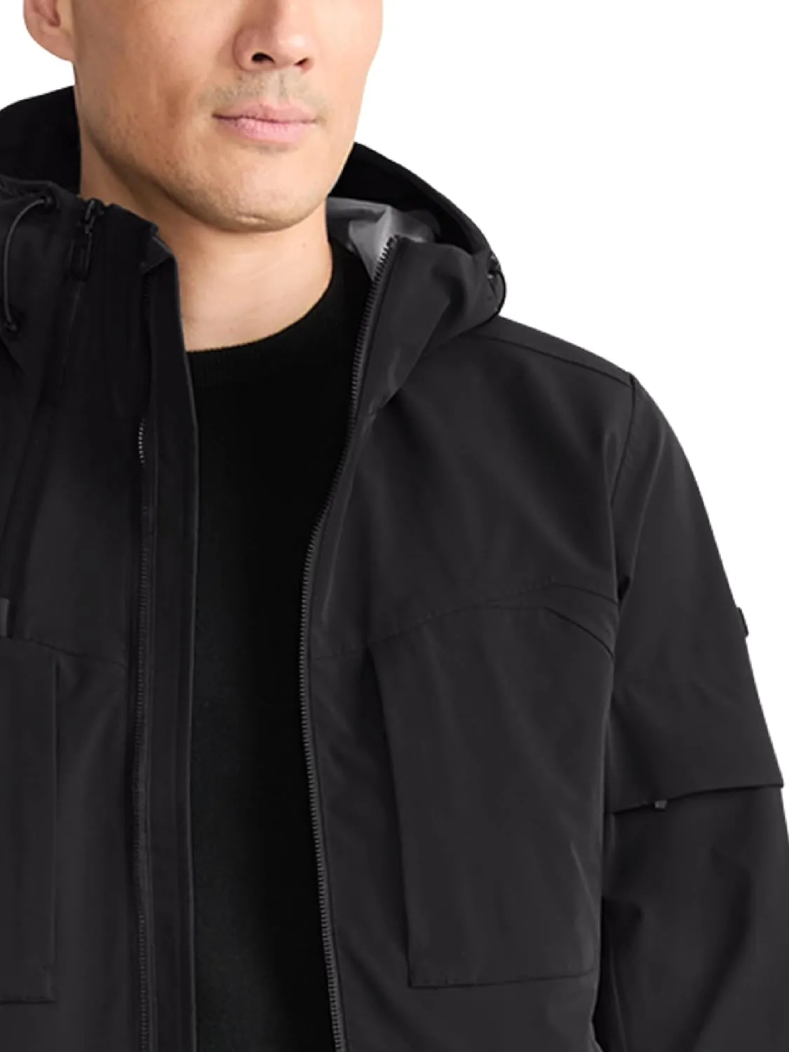 TUMI Men's All-Weather Technical Midweight Mackintosh Gusset Jacket - Breathable Outdoor Men's Jacket