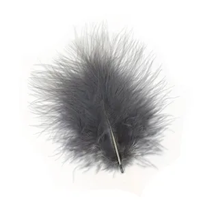 Turkey Marabou Dyed - Blue Dunn