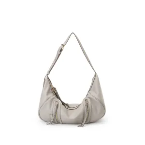 Ursula V11 2-Way Drape Petit Sac Hobo/Sac Bandoulière - Gris