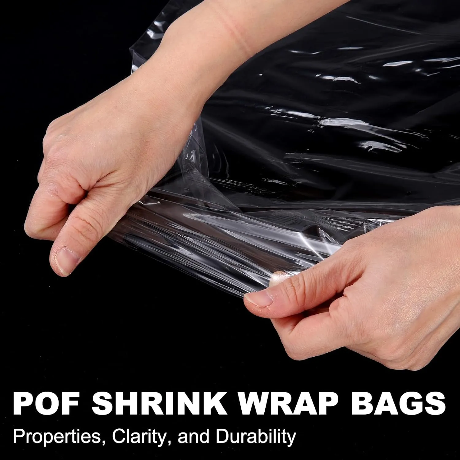 uxcell 100 Pcs Heat Shrink Wrap Bags, 14" x 24" POF Clear Heat Shrink Film Wrap for Gift Baskets, Packaging Collection, Homemade DIY, Handmade Crafts, Cookie