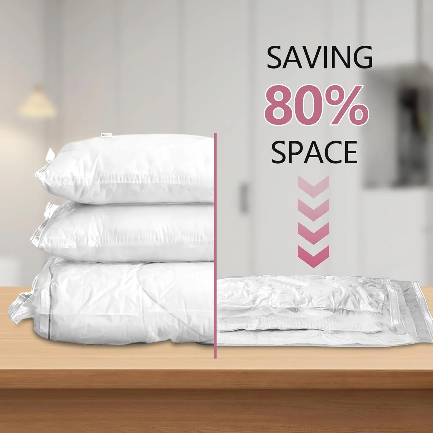 Vacuum Seal Bags for Clothing Travel, 16 Pack Space Saver Vacuum Storage Bags with Electric Pump,Portable Compression Sealer for Clothes,Blankets,Bedding & Travel Essentials,Good for Luggage Packing
