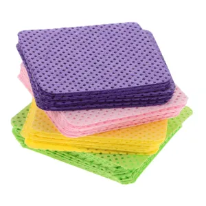 Vaguelly 4bags Nail Glue Remover Pads of Soft Makeup Towelettes Light for Quick Nail Glue Removal and Polishing Travel Wipes