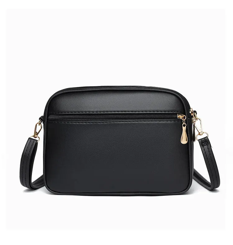Veloria™ Soft Shell PU Messenger Bag