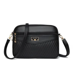 Veloria™ Soft Shell PU Messenger Bag