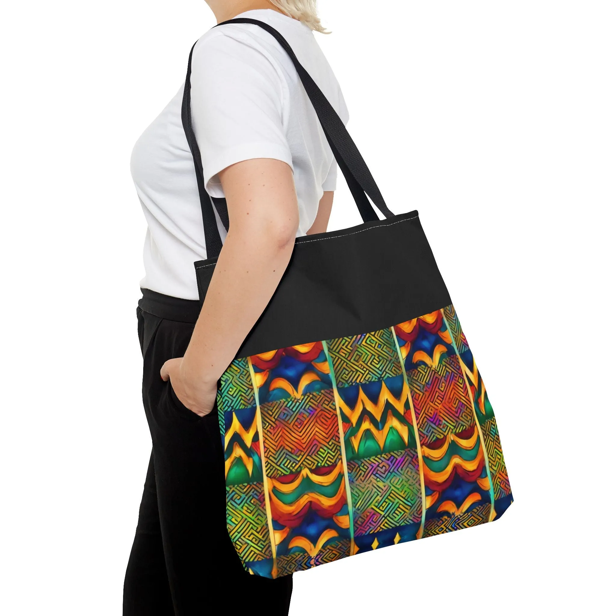 Vibrant Fusion Tote (AOP)