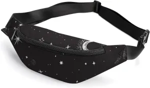 View to The Sky in Nighttime Waterproof Fanny Pack Belt Bag Crossbody Waist Bags Travel Essentials for Sports Workout