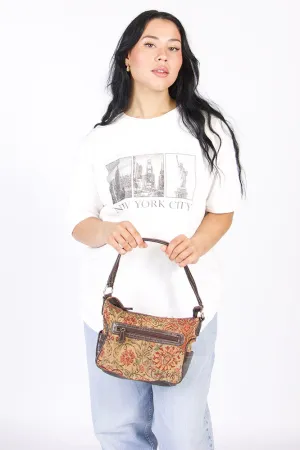 Vintage Floral Shoulder Bag