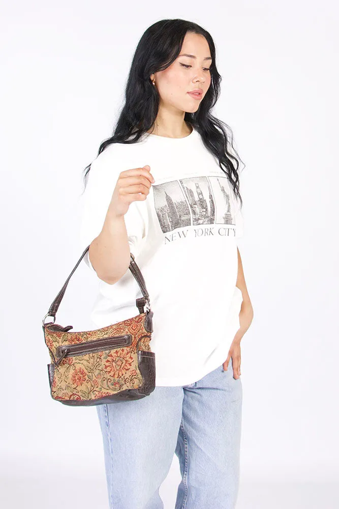 Vintage Floral Shoulder Bag