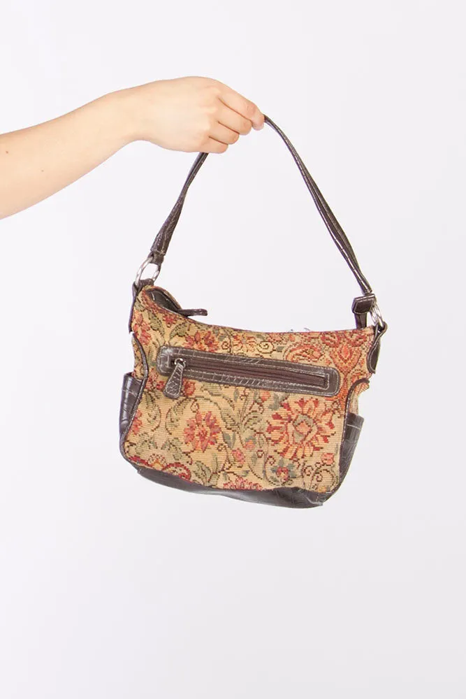 Vintage Floral Shoulder Bag