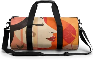 Warm Color Palette Gym Bag Sport Gym Tote Bag Lightweight Duffle Bag Carry On Weekender Bags for Women Men