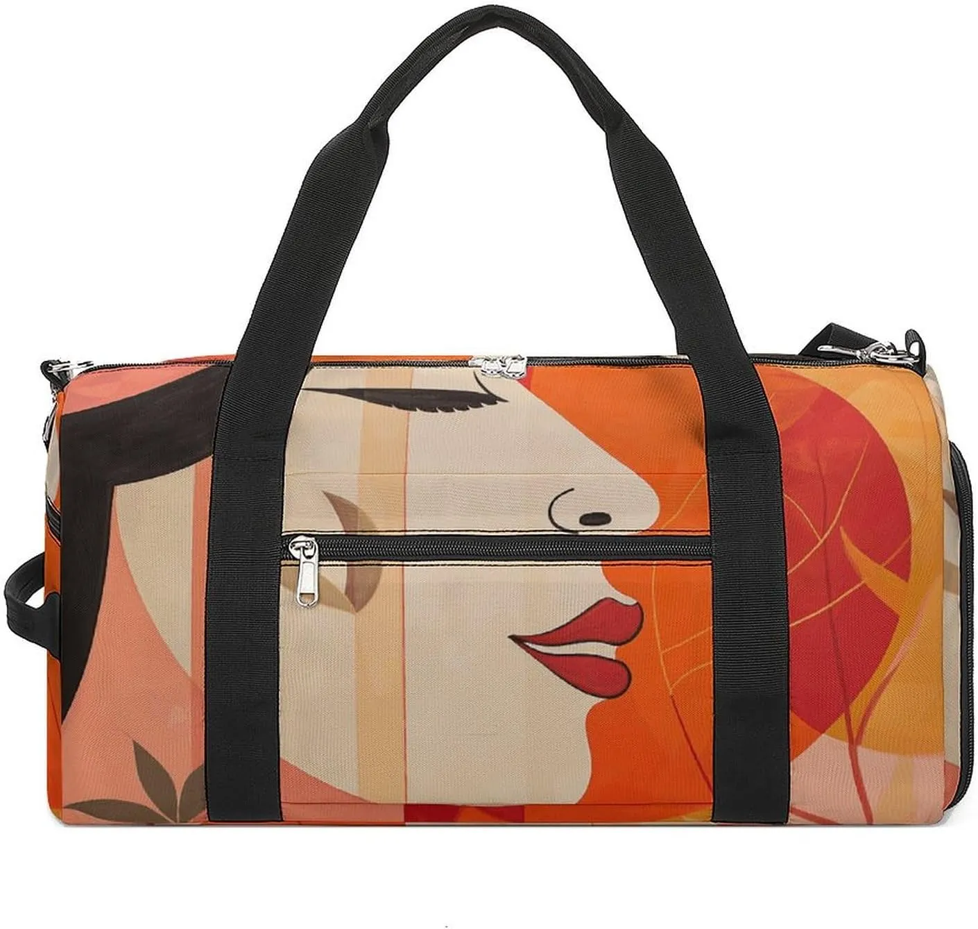 Warm Color Palette Gym Bag Sport Gym Tote Bag Lightweight Duffle Bag Carry On Weekender Bags for Women Men