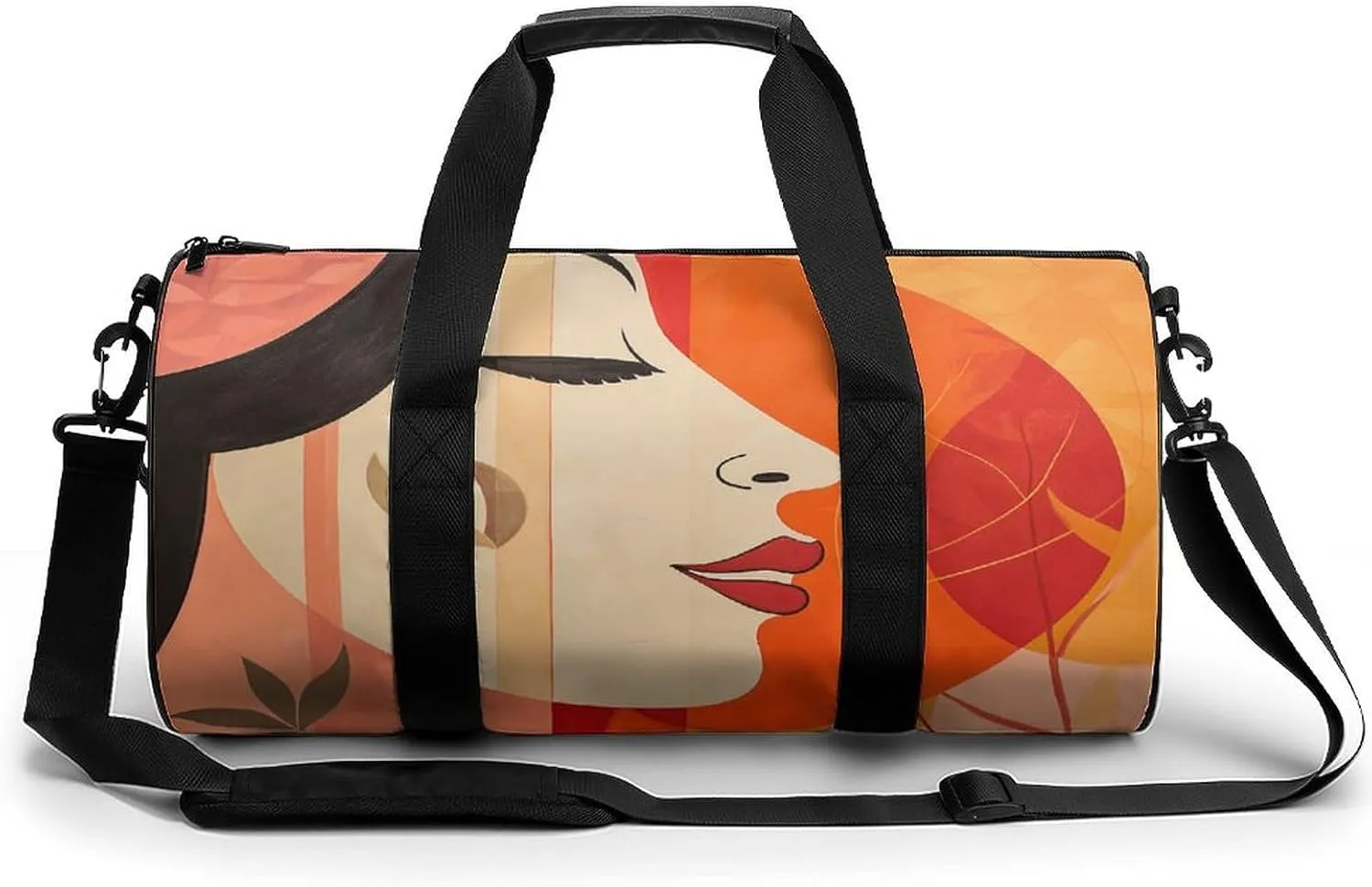 Warm Color Palette Gym Bag Sport Gym Tote Bag Lightweight Duffle Bag Carry On Weekender Bags for Women Men