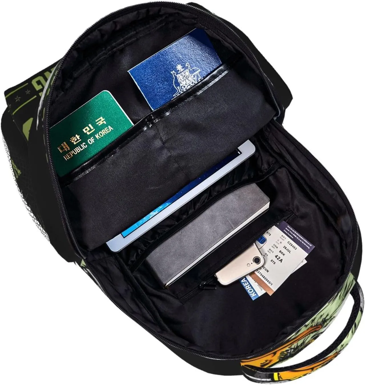 We Owe Our Veterans Everything American Flag Eagle Backpack Casual Laptop Backpack Lightweight Double Shoulder Bag Travel Daypack For Women Men