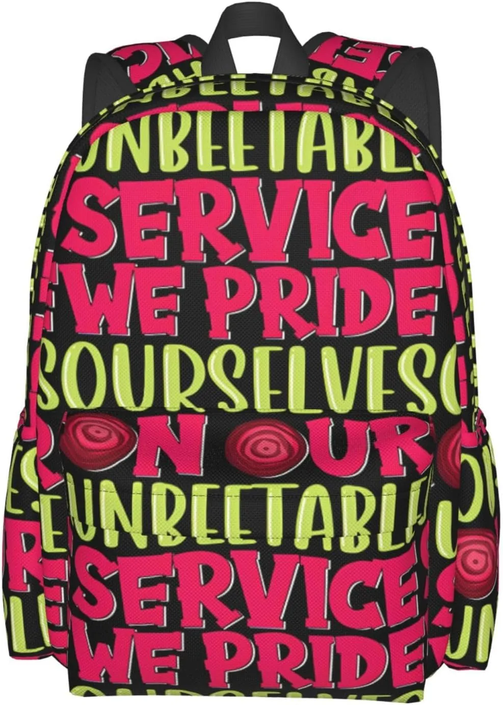 We Pride Ourselves On Our Unbeatable Service Backpack Casual Laptop Backpack Large Capacity Double Shoulder Bag Travel Daypack For Women Men