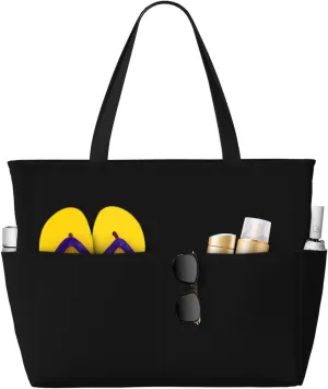 Weave Geometric Large Beach Tote Bag for Women Extra Large Capacity Waterproof Sandproof Pool Bag Suitable for Swimming Pool Gym Travel