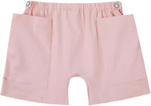 WEEOATAR Women Ostomy Pants Patient Underwear Incontinence Care Shorts,2 Side Pockets to Store Urine Bags Easy to Use,Fistula Pants for Nephrostomy,Suprapubic and Biliary Catheters(Pink,L)