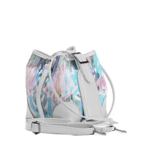 White Bucket Bags Vibrant purple