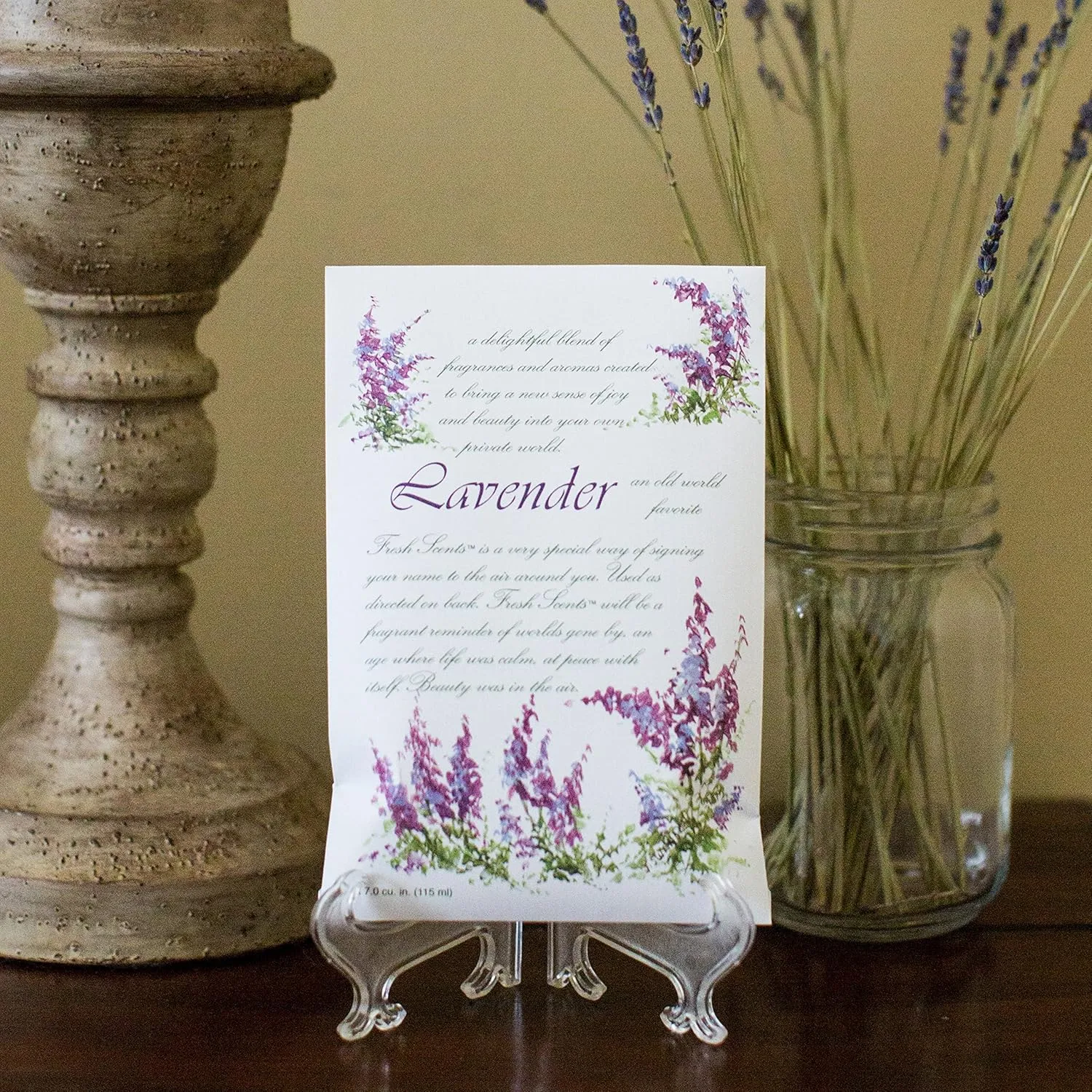 WillowBrook | Fresh Scents Scented Sachet Packet | Lavender | Air Freshener Bags for Drawers, Closets, Cars | 6 Pack | Long Lasting Home Fragrance