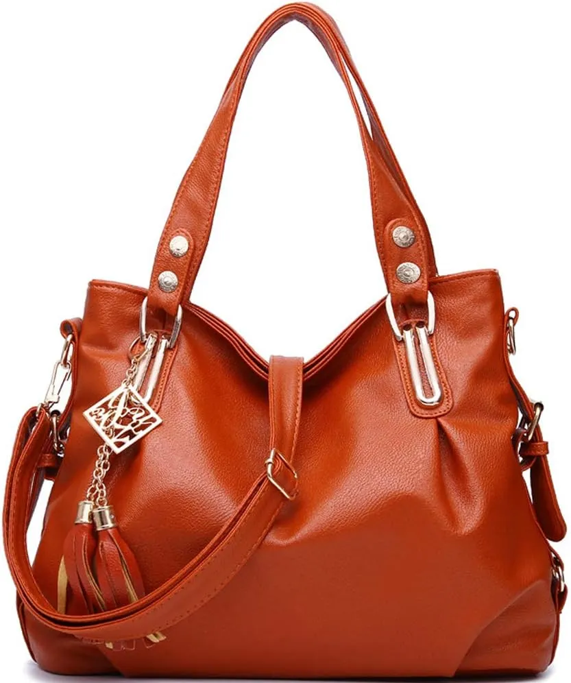 Women Handbag Soft PU Leather Bags Shoulder Bag For Lady Fashion Tote Bag