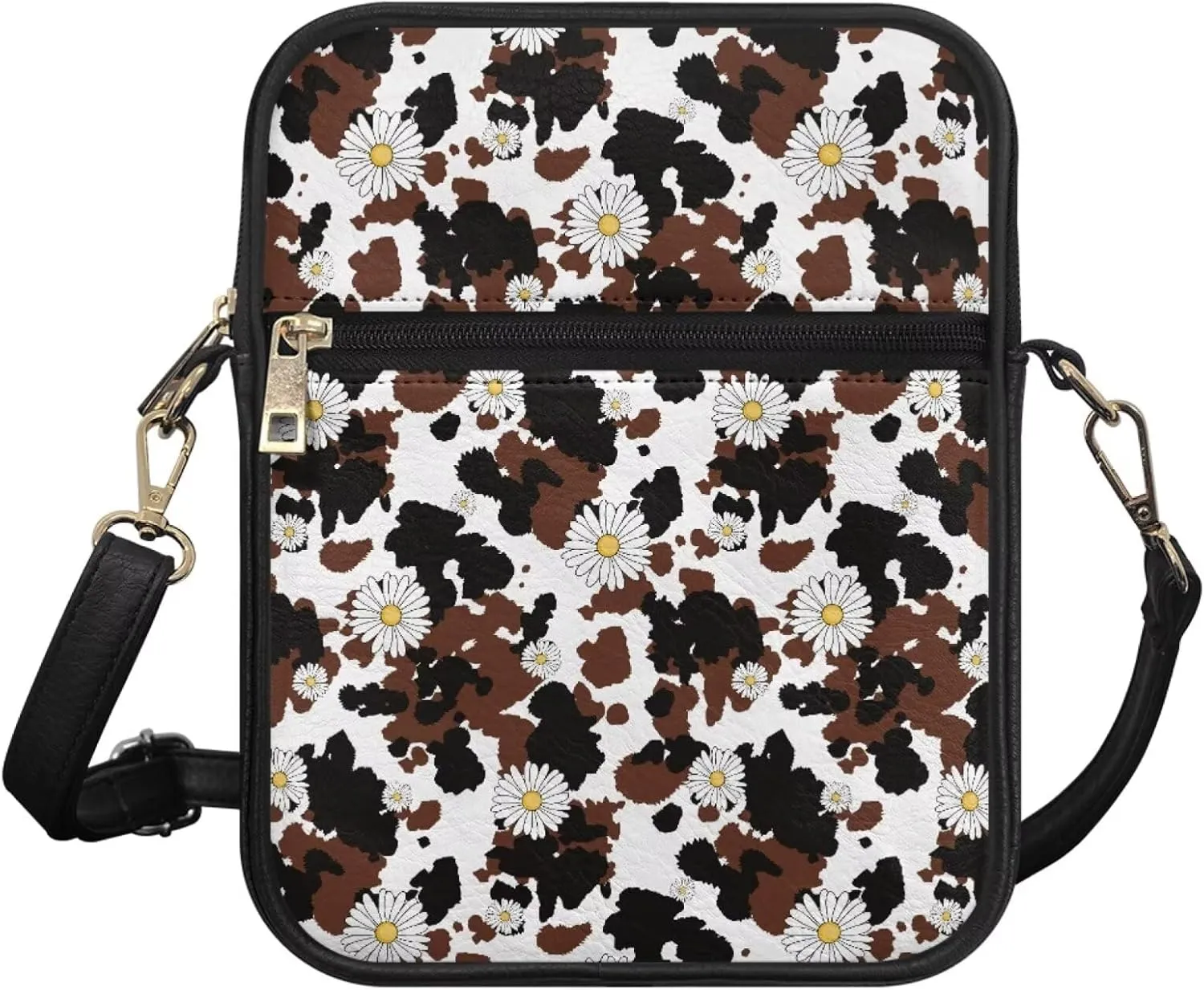 Women Small Crossbody Bags Trendy Messenger Bag Phone Purses Leather Shoulder Bag Multi Pocket Handbags