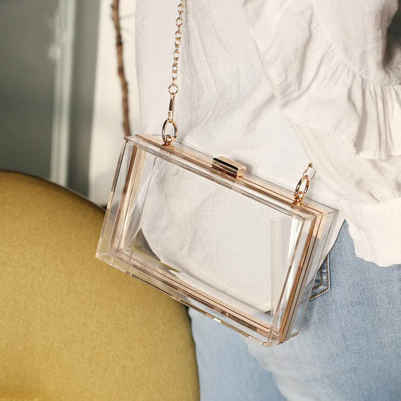 Women's Acrylic Clutch Transparent Collection 2019 - DJW