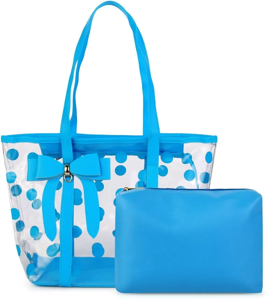 Women's Clear Tote Bags Multi-Use Shoulder bag Handbag Beach bag Shopping Bag