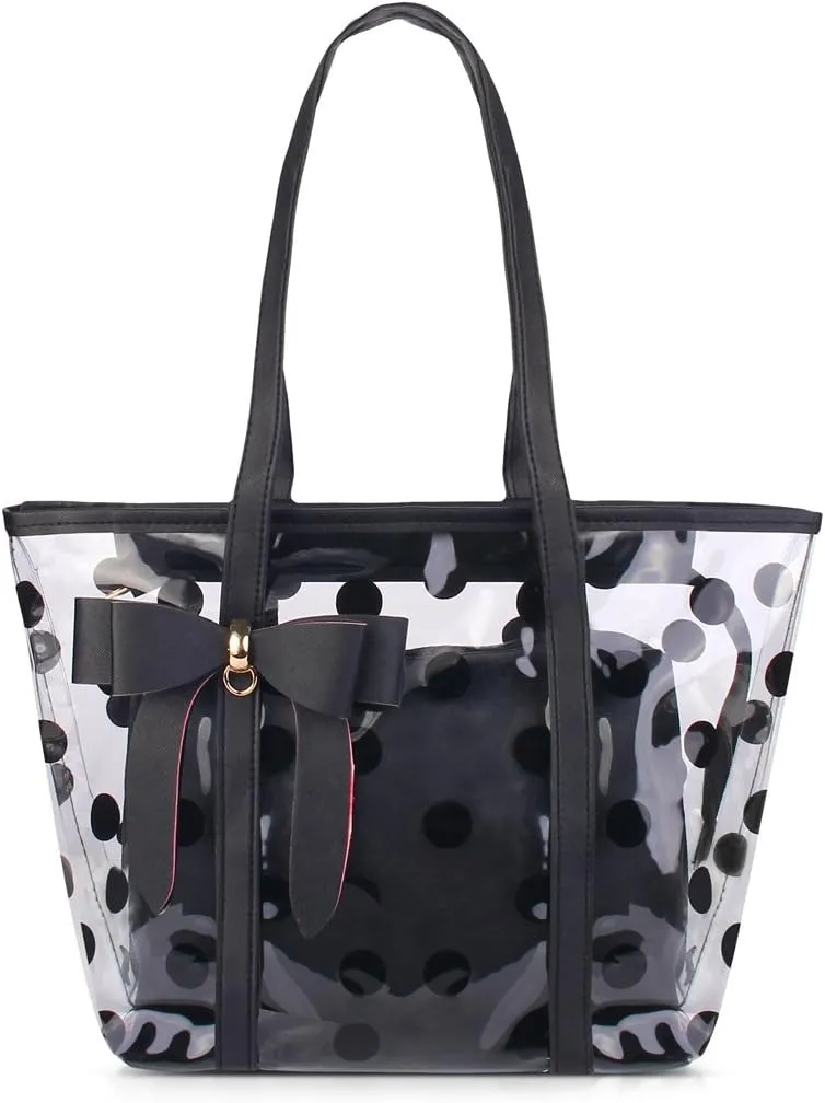 Women's Clear Tote Bags Multi-Use Shoulder bag Handbag Beach bag Shopping Bag
