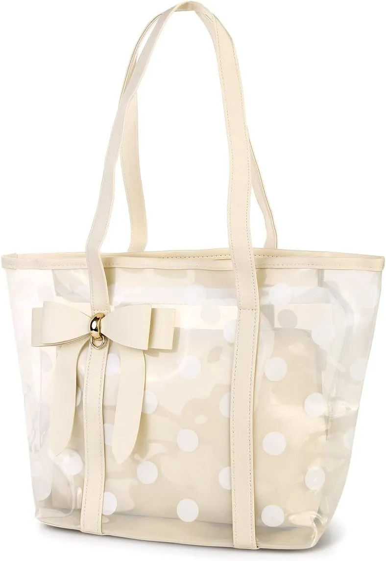 Women's Clear Tote Bags Multi-Use Shoulder bag Handbag Beach bag Shopping Bag