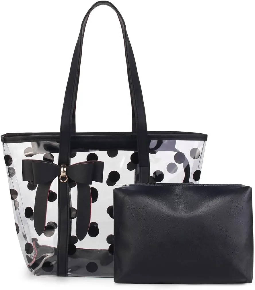 Women's Clear Tote Bags Multi-Use Shoulder bag Handbag Beach bag Shopping Bag