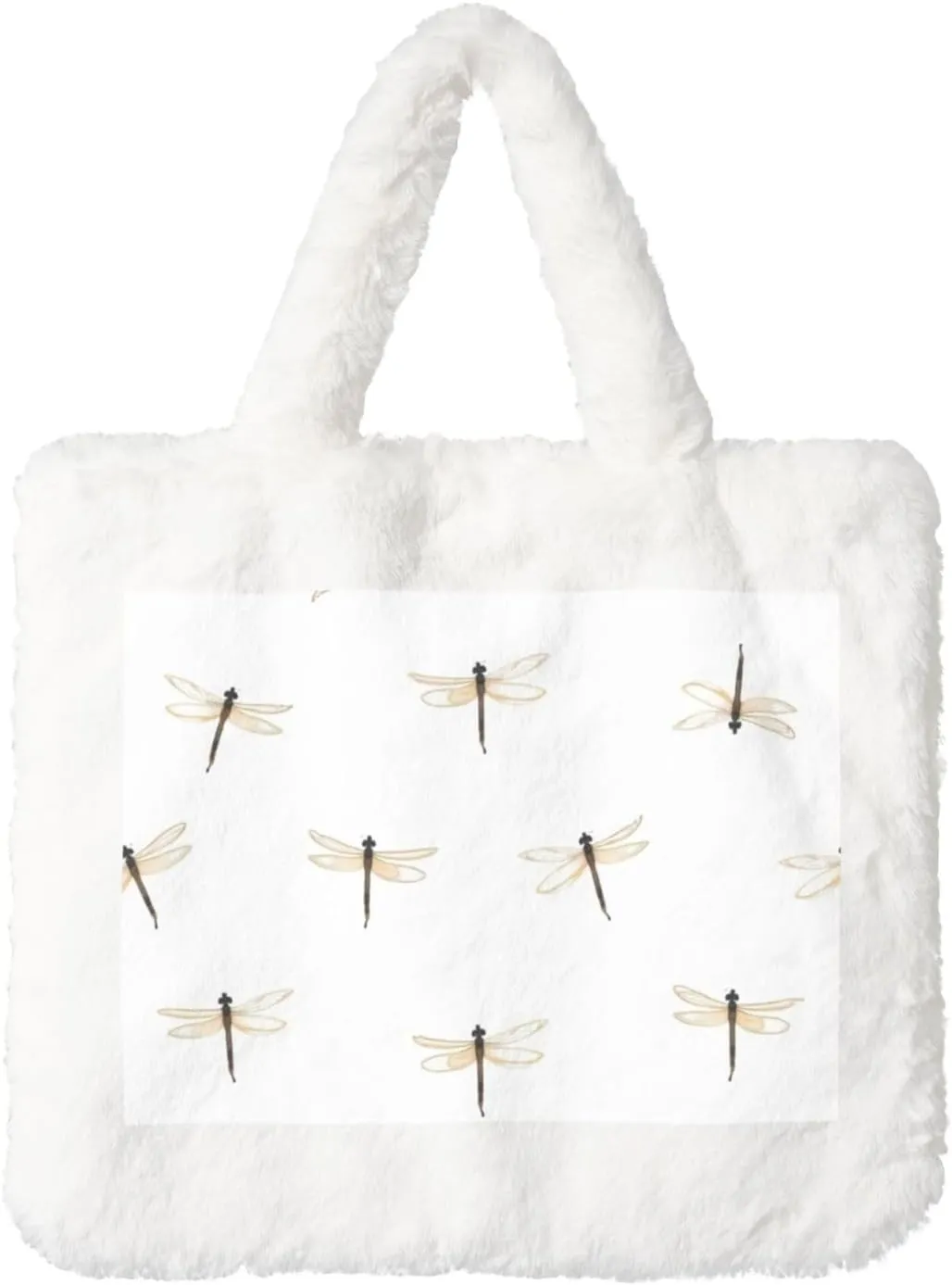 Women's Shoulder Handbags Fluffy Tote Bag Fashion Shoulder Bag for Women