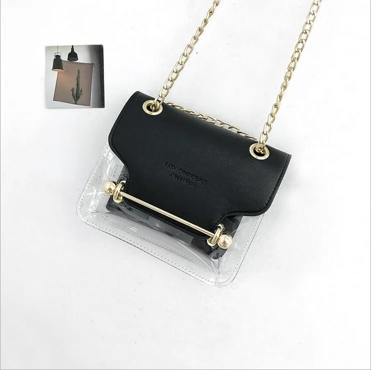 Women's Transparent Satchel Italian Collection - "ZETTA"