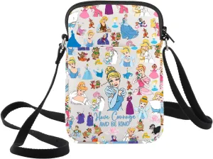 WZMPA Magical Princess Crossbody Bag Cartoon Rat Fans Gifts Have Courage And Be Kind Scullery Maid Shoulder Bag Cartoon Merch