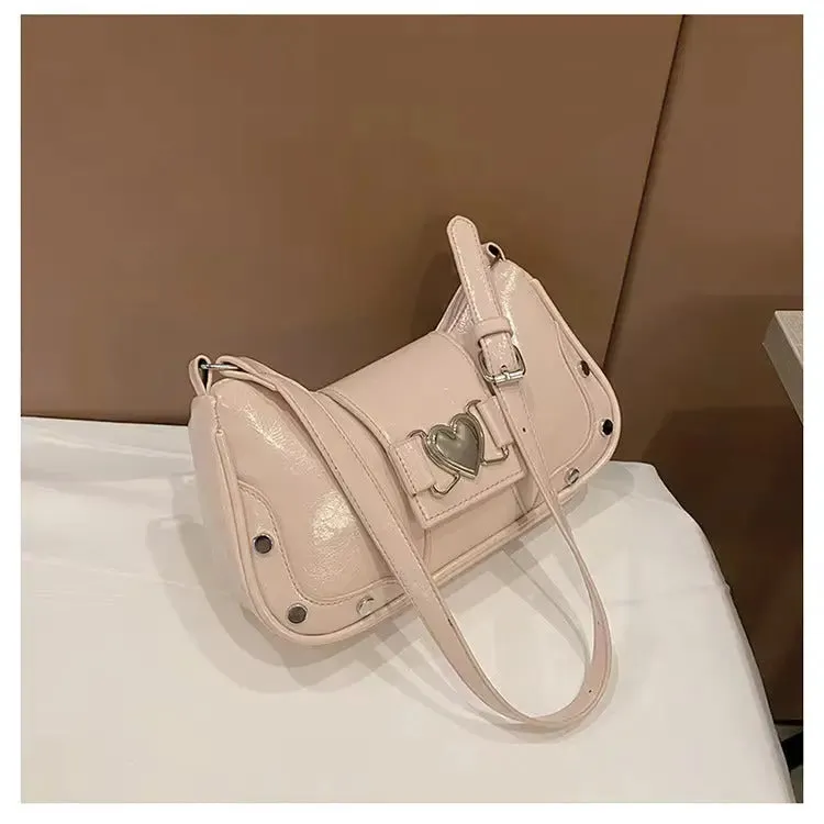 Y2k Retro Love Shoulder Bags
