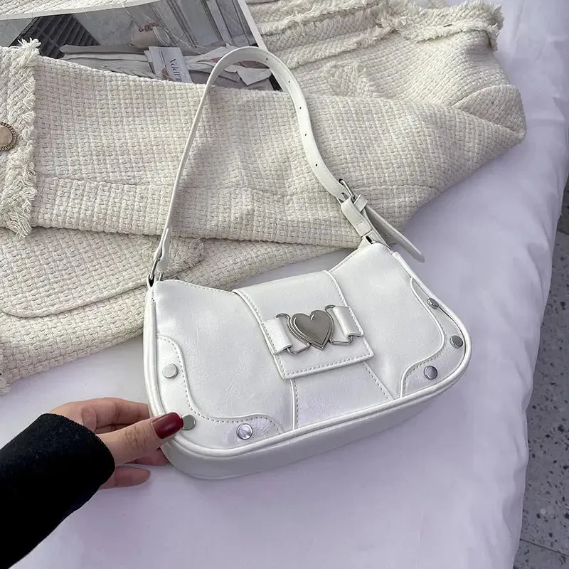 Y2k Retro Love Shoulder Bags