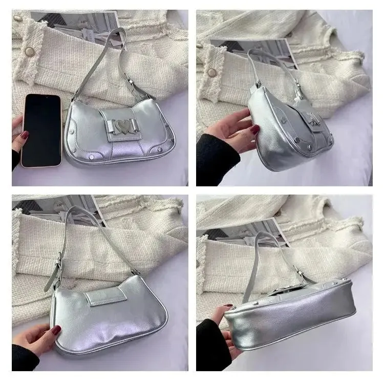 Y2k Retro Love Shoulder Bags
