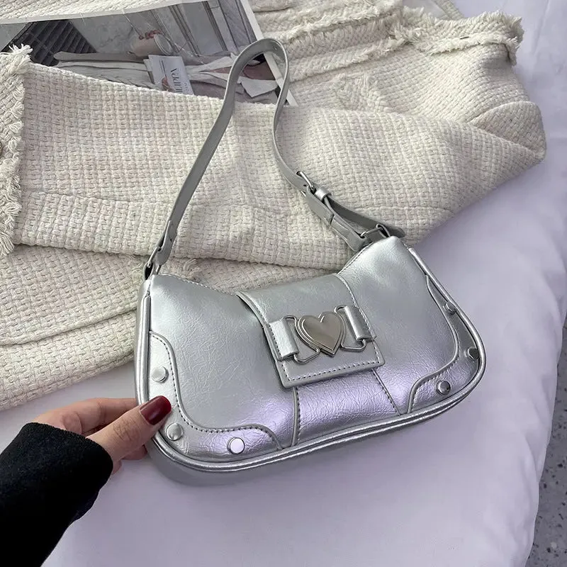 Y2k Retro Love Shoulder Bags