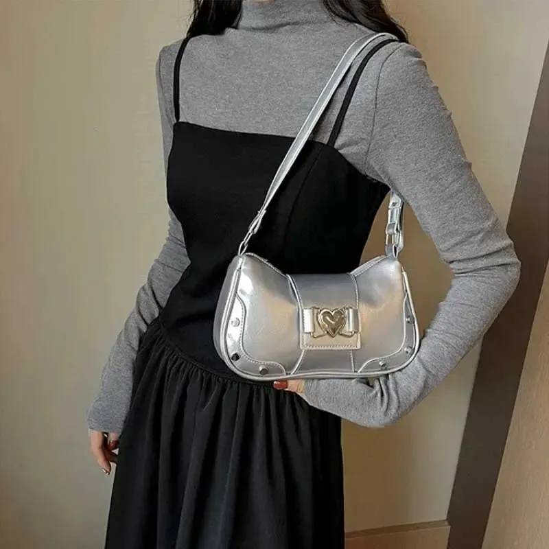 Y2k Retro Love Shoulder Bags