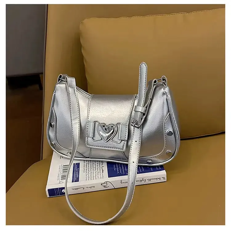 Y2k Retro Love Shoulder Bags