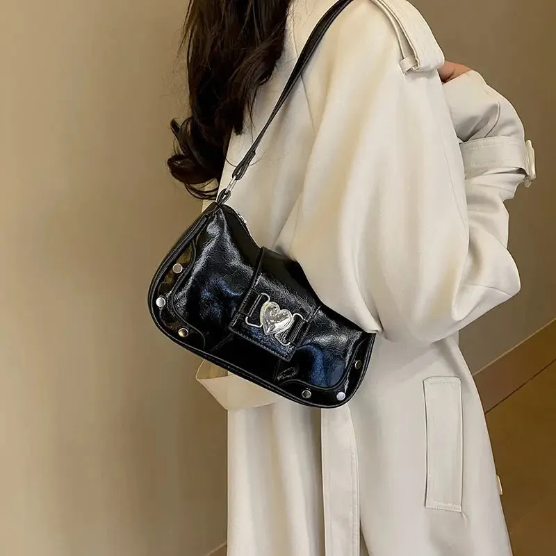 Y2k Retro Love Shoulder Bags