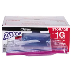 Ziploc SJN682257 1 gal Storage Bags, 10" Height, 11" Width, 10.50" Length, Clear